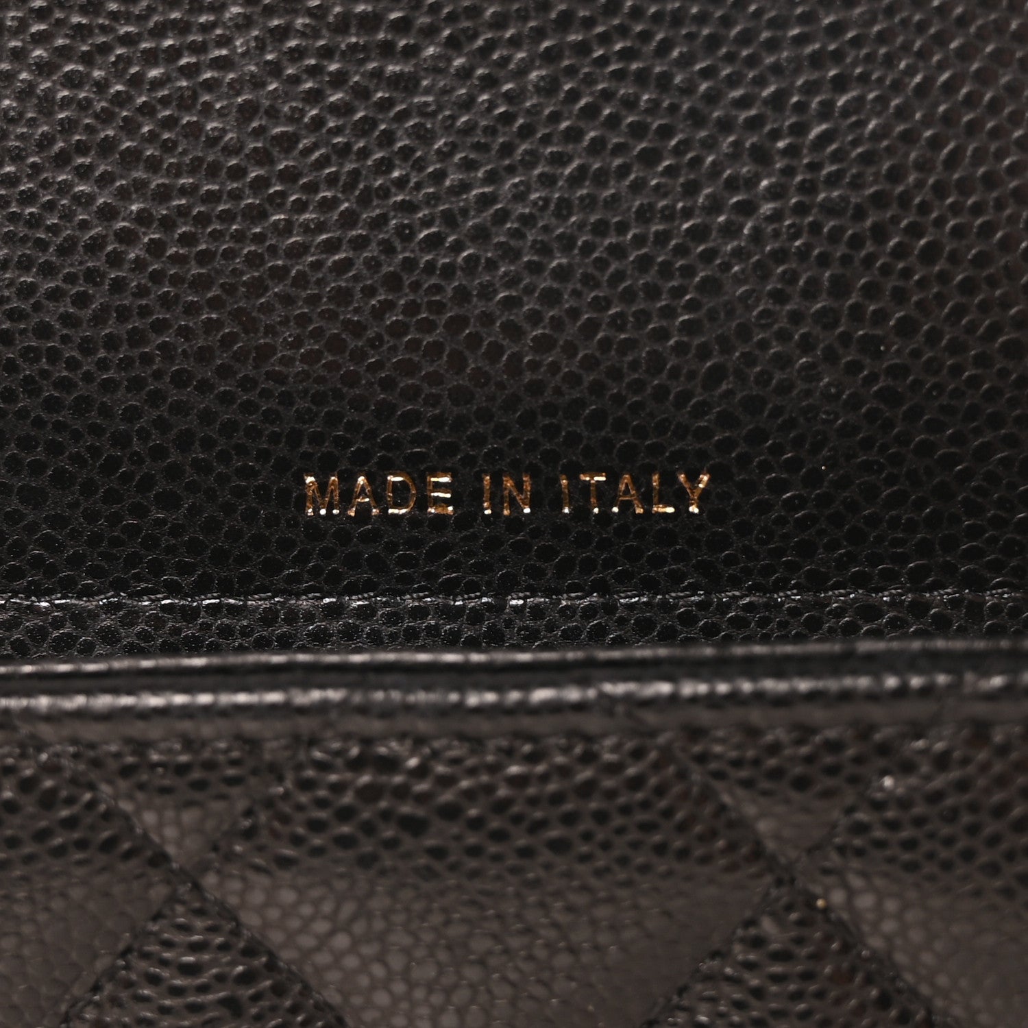 Chanel Caviar Quilted Flap Phone Holder With Chain Black 7 of 11