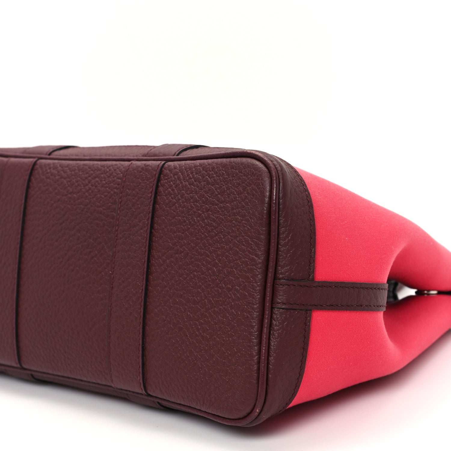 Hermes Toile Negonda Garden Party 30 TPM Framboise Rouge Sellier 10 of 11