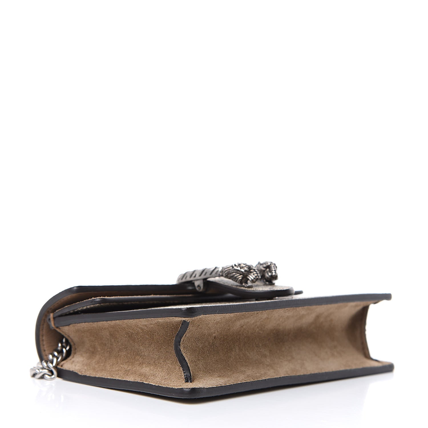 Gucci GG Supreme Monogram Super Mini Dionysus Shoulder Bag Taupe 4 of 8
