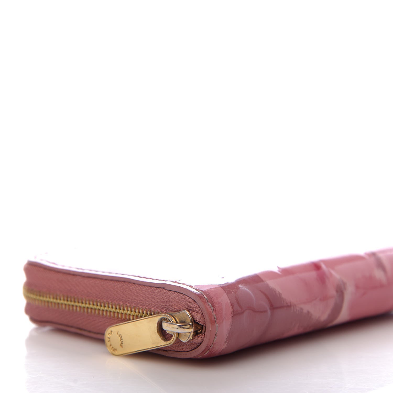 Louis Vuitton Vernis Ikat Zippy Coin Purse Rose Velours 8 of 9