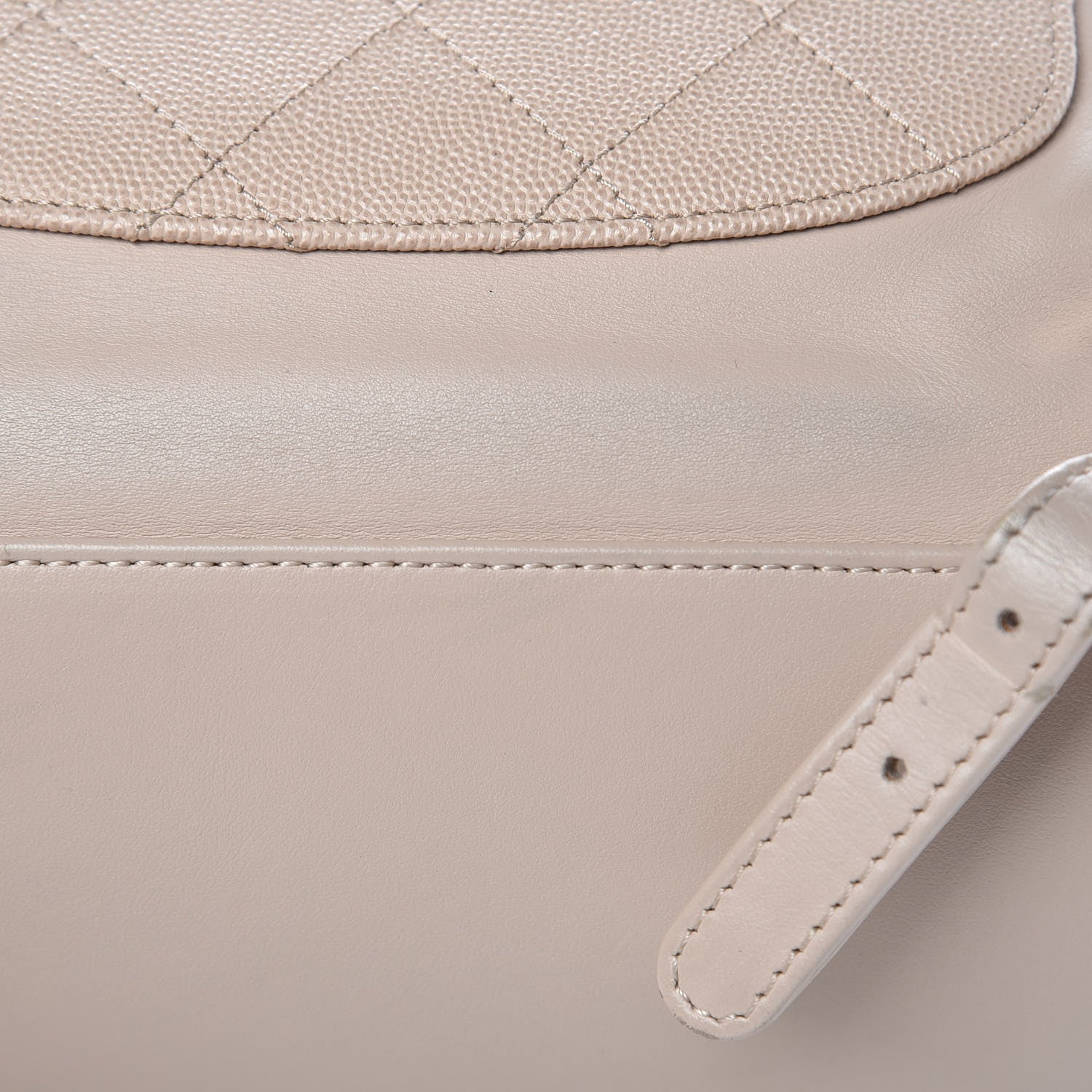 Chanel Caviar Quilted Business Affinity Backpack Beige 7 of 11