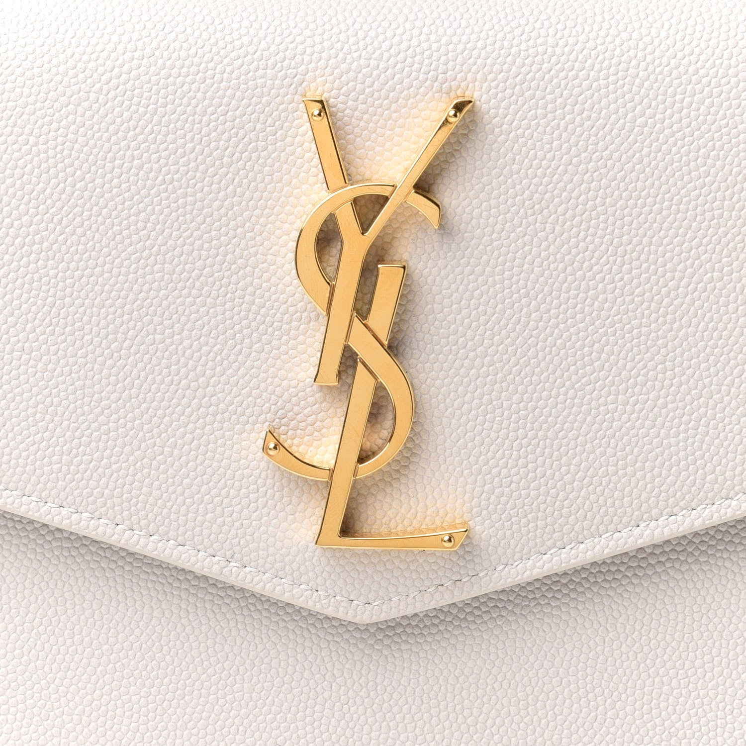 Saint Laurent Grain De Poudre Uptown Pouch Crema Soft 8 of 9