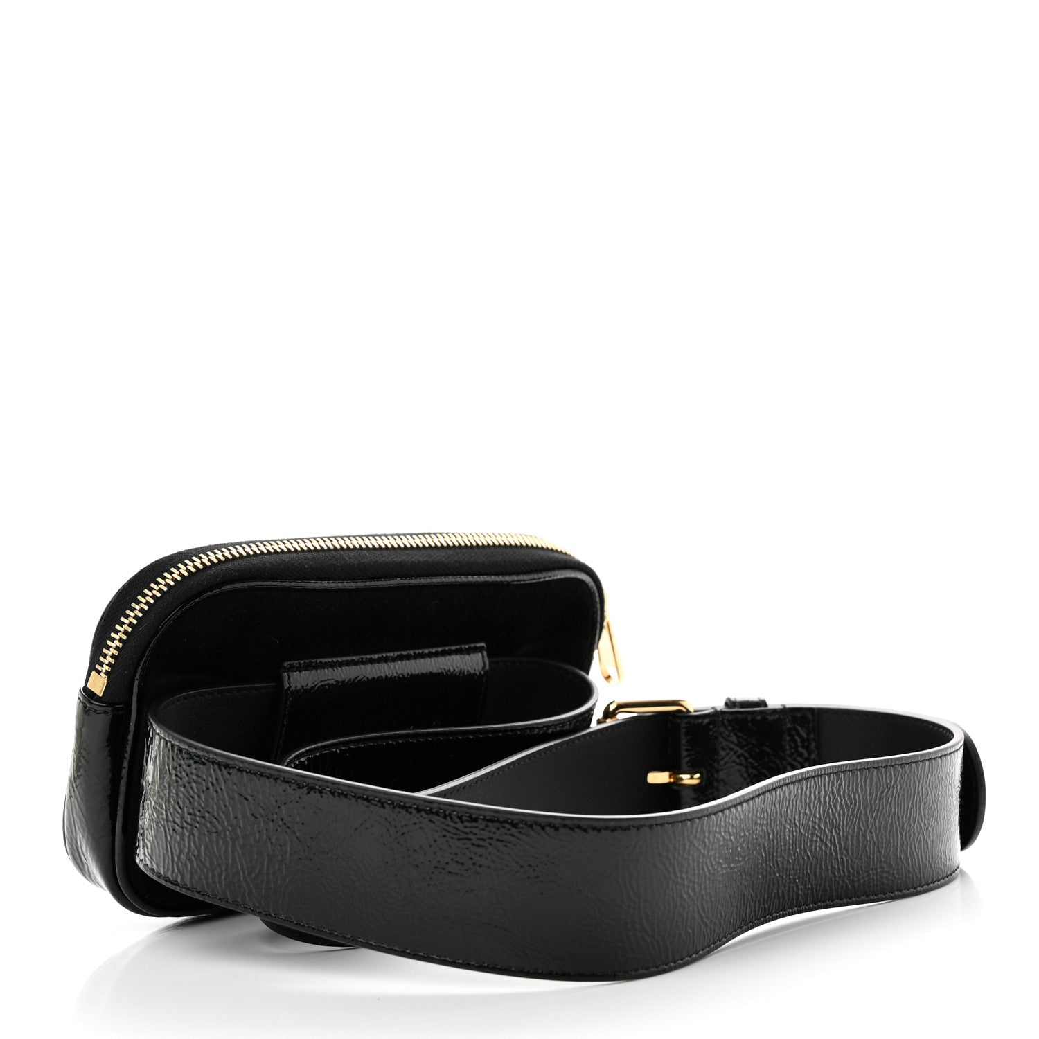 Gucci Grained Calfskin Ophidia Belted iPhone Case 95 38 Black 3 of 11