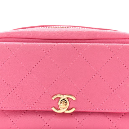 Chanel Goatksin Quilted Casual Trip Waist Bag Pink 8 of 11