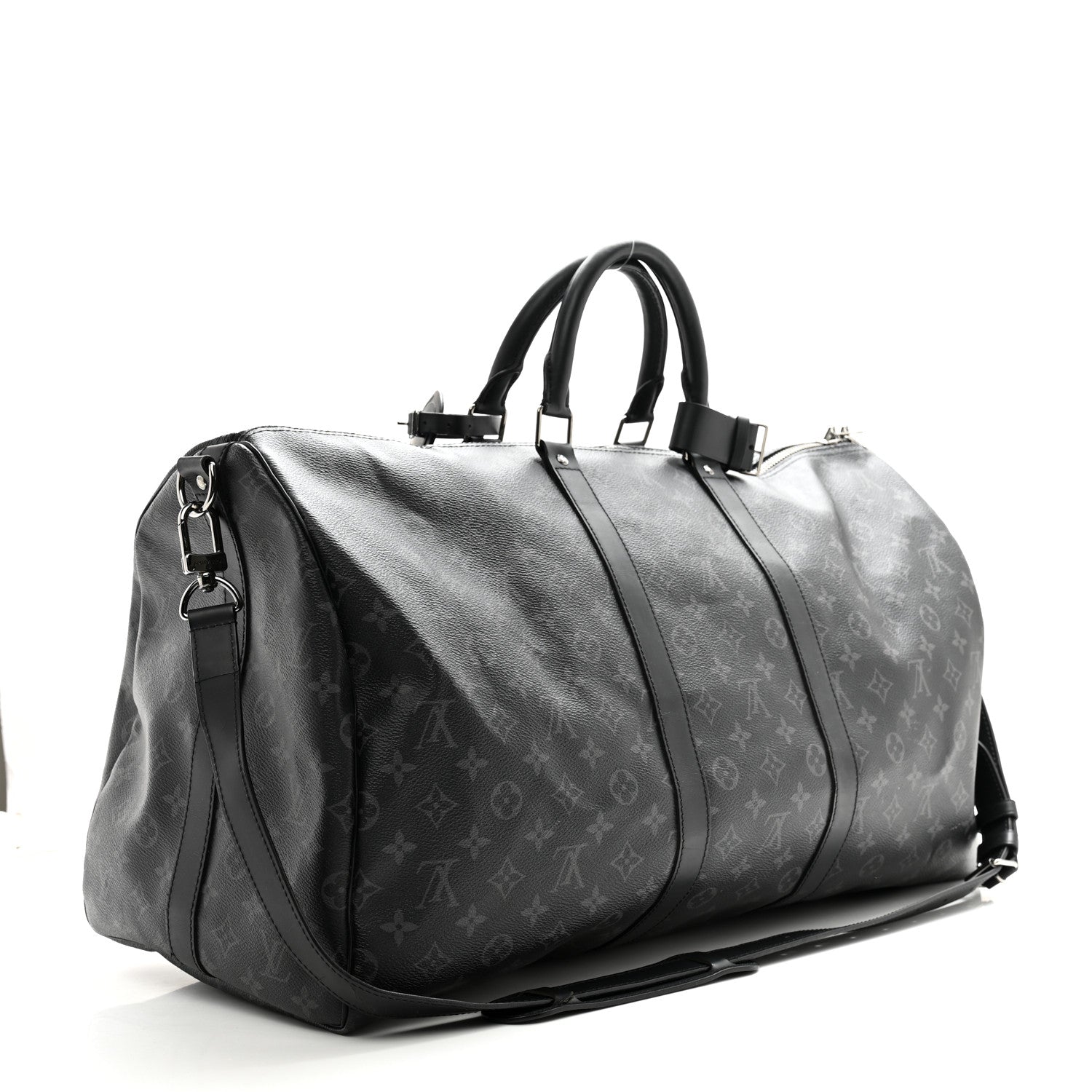 Louis Vuitton Monogram Eclipse Keepall Bandouliere 55 2 of 12