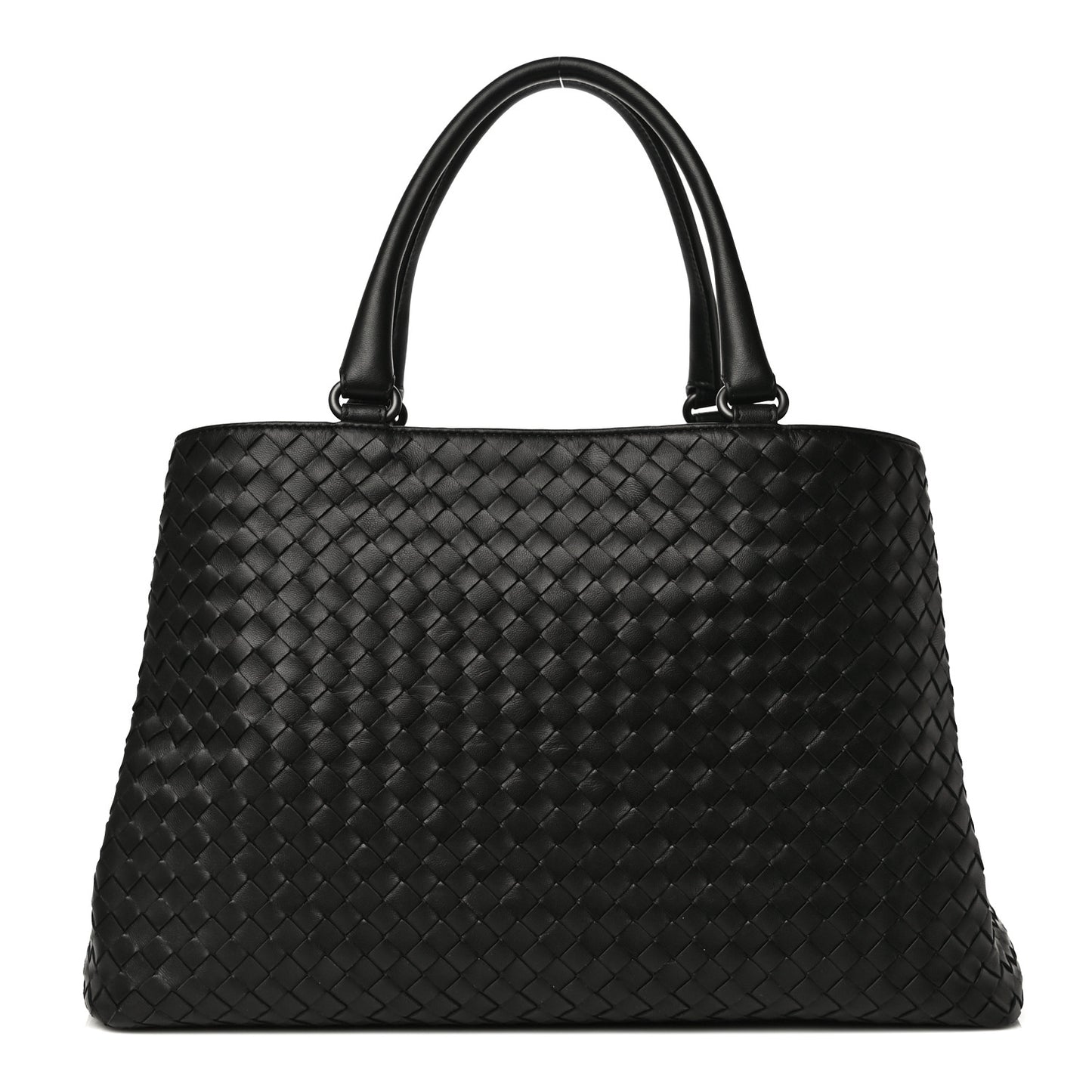 Nappa Intrecciato Milano Tote Black