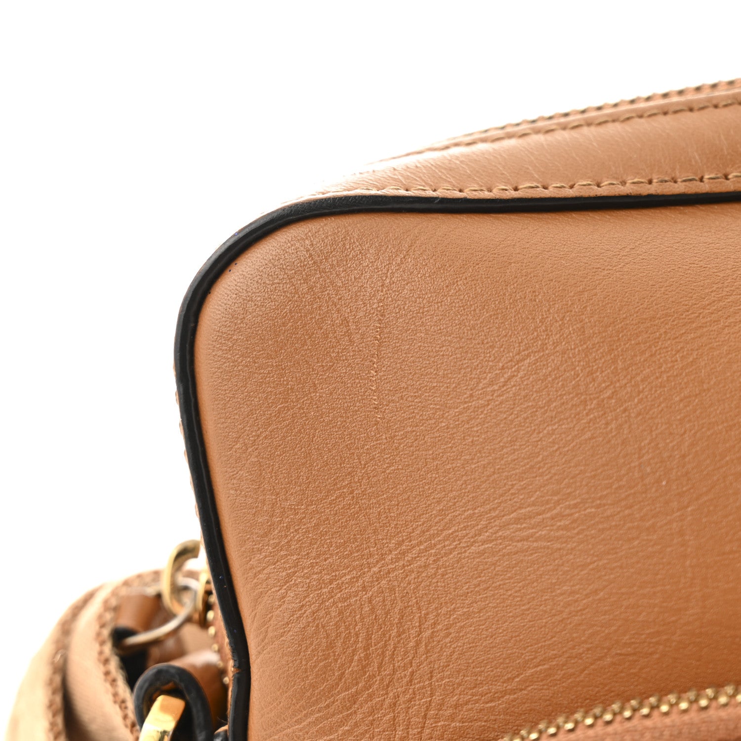 MCM Calfskin Visetos Ottomar Messenger Cognac 14 of 15