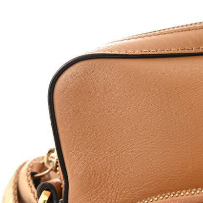 MCM Calfskin Visetos Ottomar Messenger Cognac 14 of 15