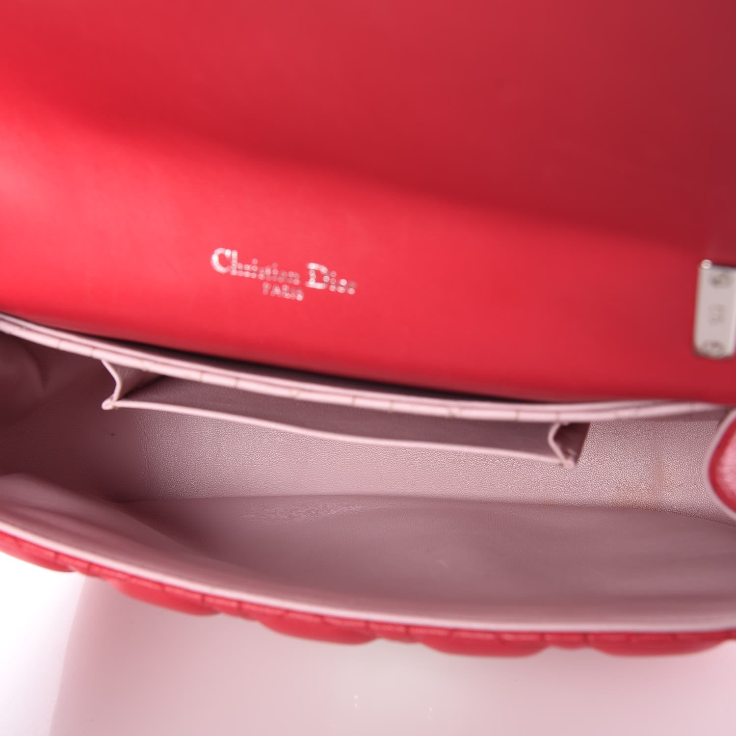 Christian Dior Lambskin Cannage Large Miss Dior Flap Fuchsia 5 of 7