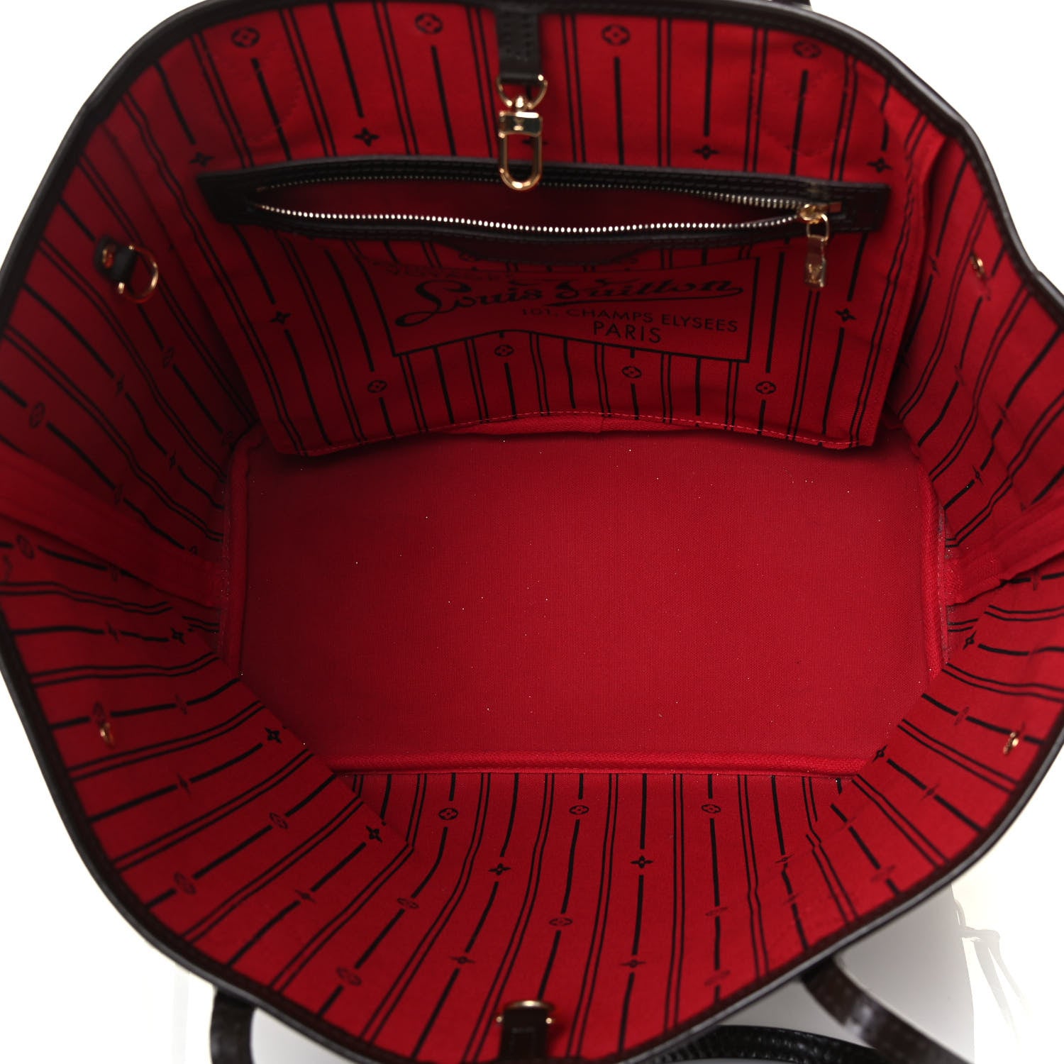 Louis Vuitton Damier Ebene Neverfull MM 4 of 5
