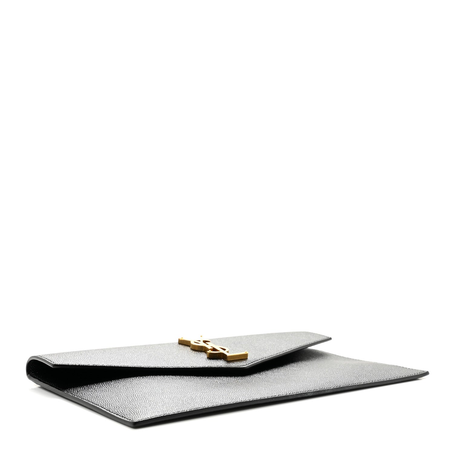 Saint Laurent Grain De Poudre Uptown Pouch Black 4 of 8