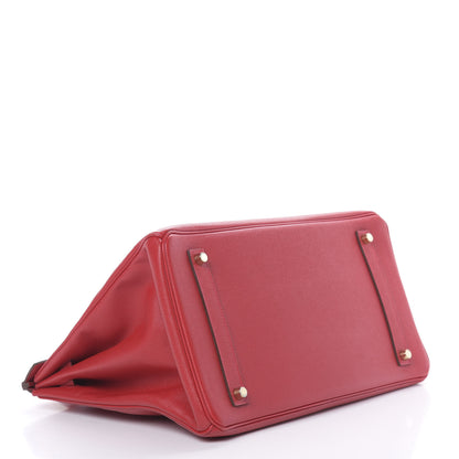 Hermes Epsom Birkin 35 Rouge Casaque 4 of 14