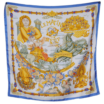 Hermes Silk Le Matin Neuf Scarf 90 2 of 8