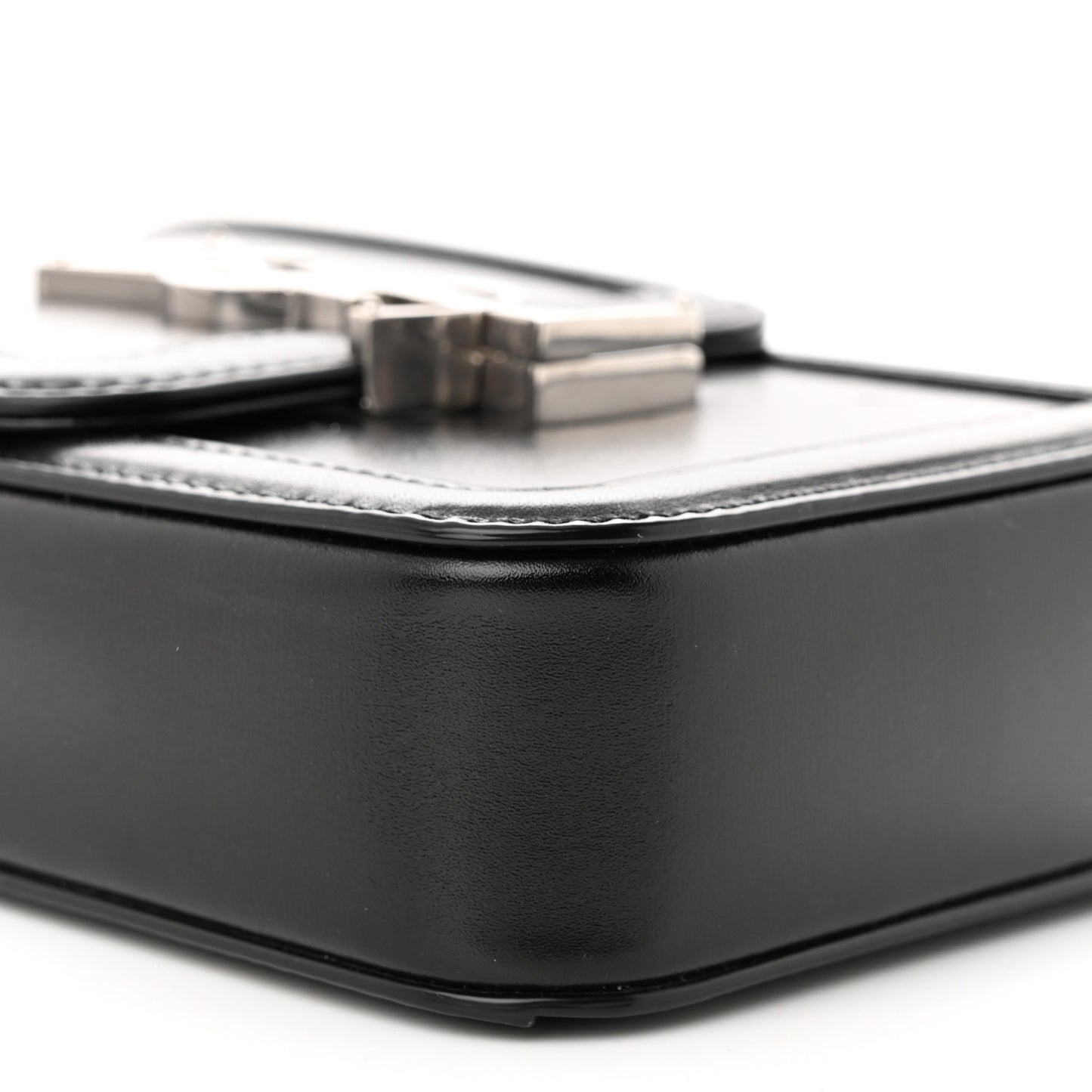 Smooth Calfskin Mini Solferino Satchel Black