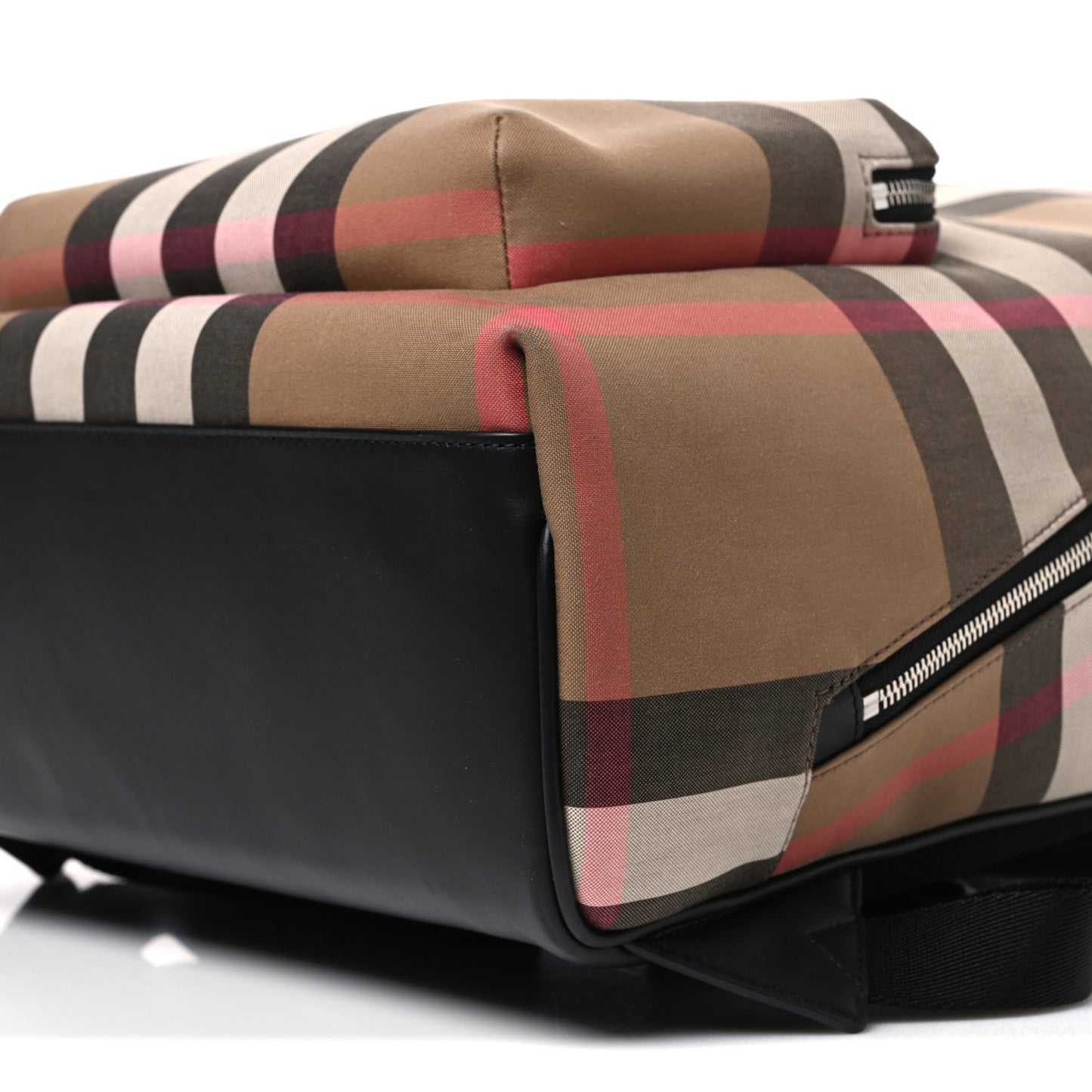 Vintage Check Jett Backpack Taupe Brown