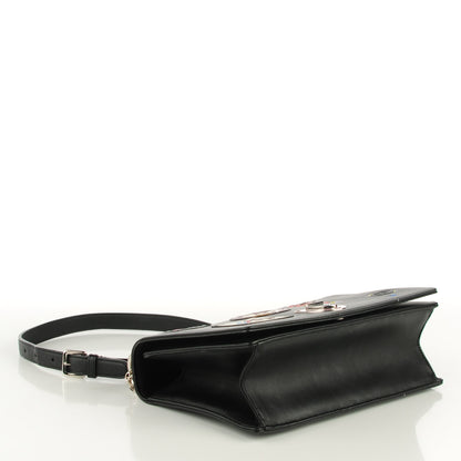 Christian Dior Calfskin Paradise Diorama Flap Bag Black 4 of 9