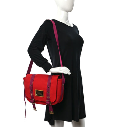 Louis Vuitton Antigua Besace PM Messenger Red 2 of 8