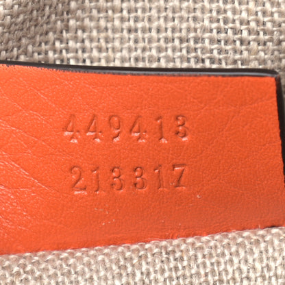 Gucci Soft Microguccissima Mini Bree Messenger Bag Sun Orange 7 of 9
