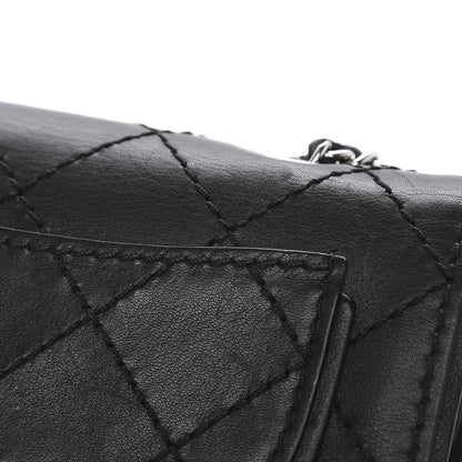 Chanel Calfskin Stitched Clutch Flap Black 10 of 14