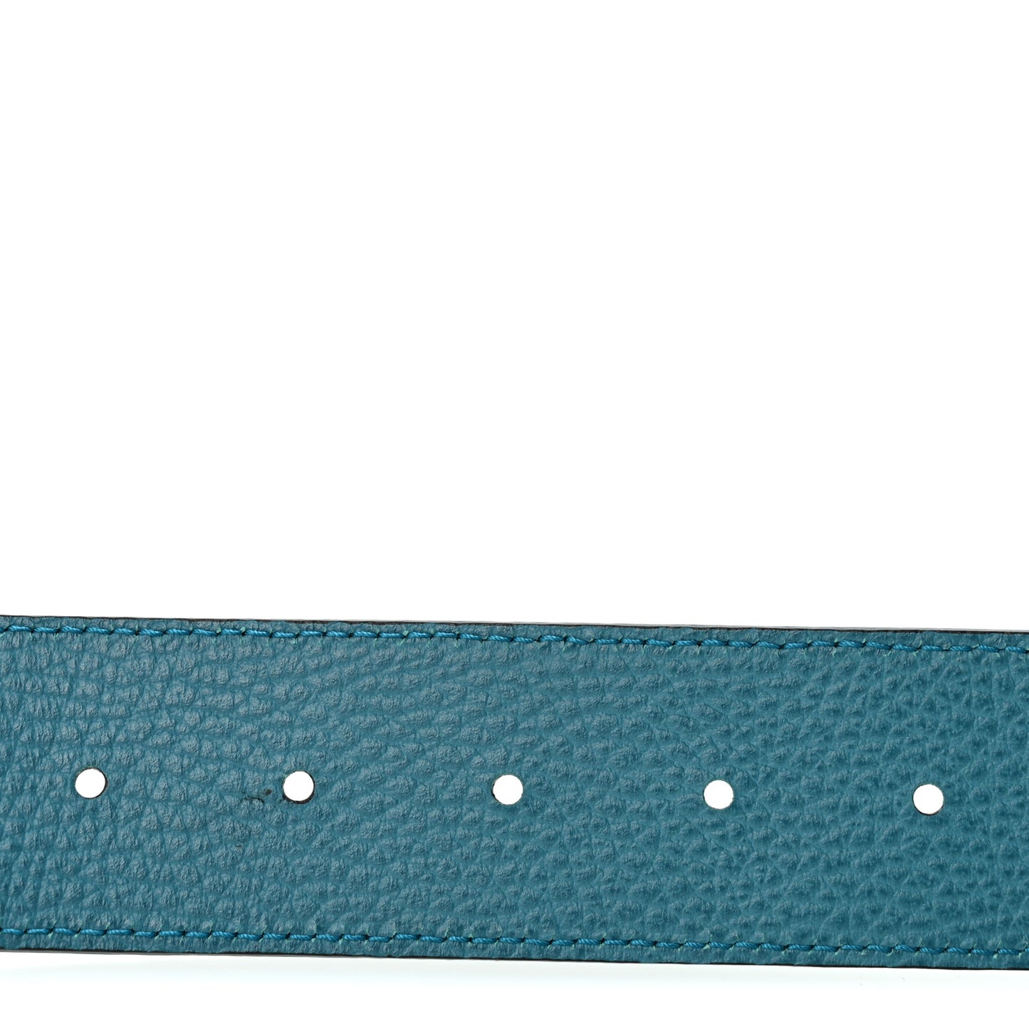 Dollar Calfskin 1973 Reversible Belt 100 40 Black Mineral Blue