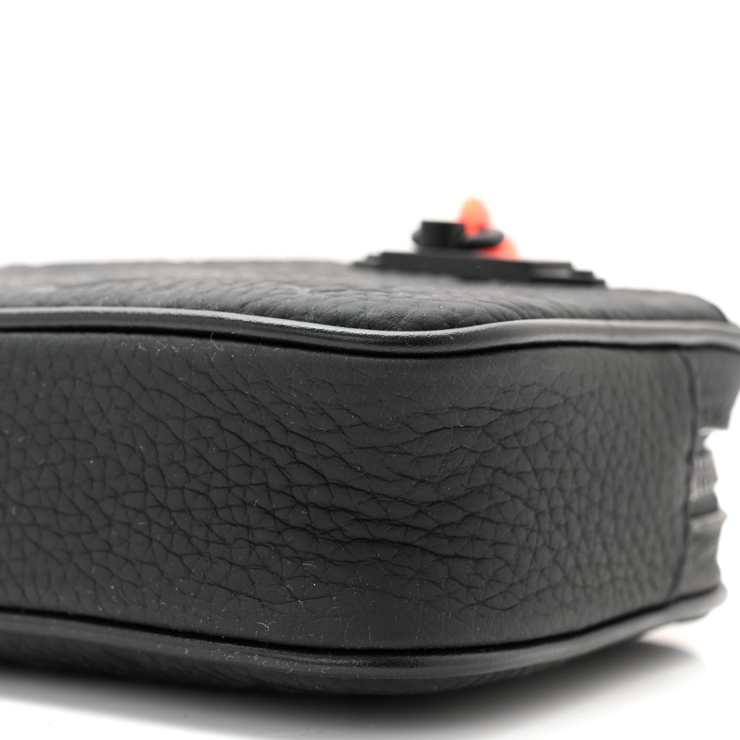 Louis Vuitton Taurillon Monogram Uniformes Solar Ray Soft Pochette Volga Belt Bag Black 10 of 10