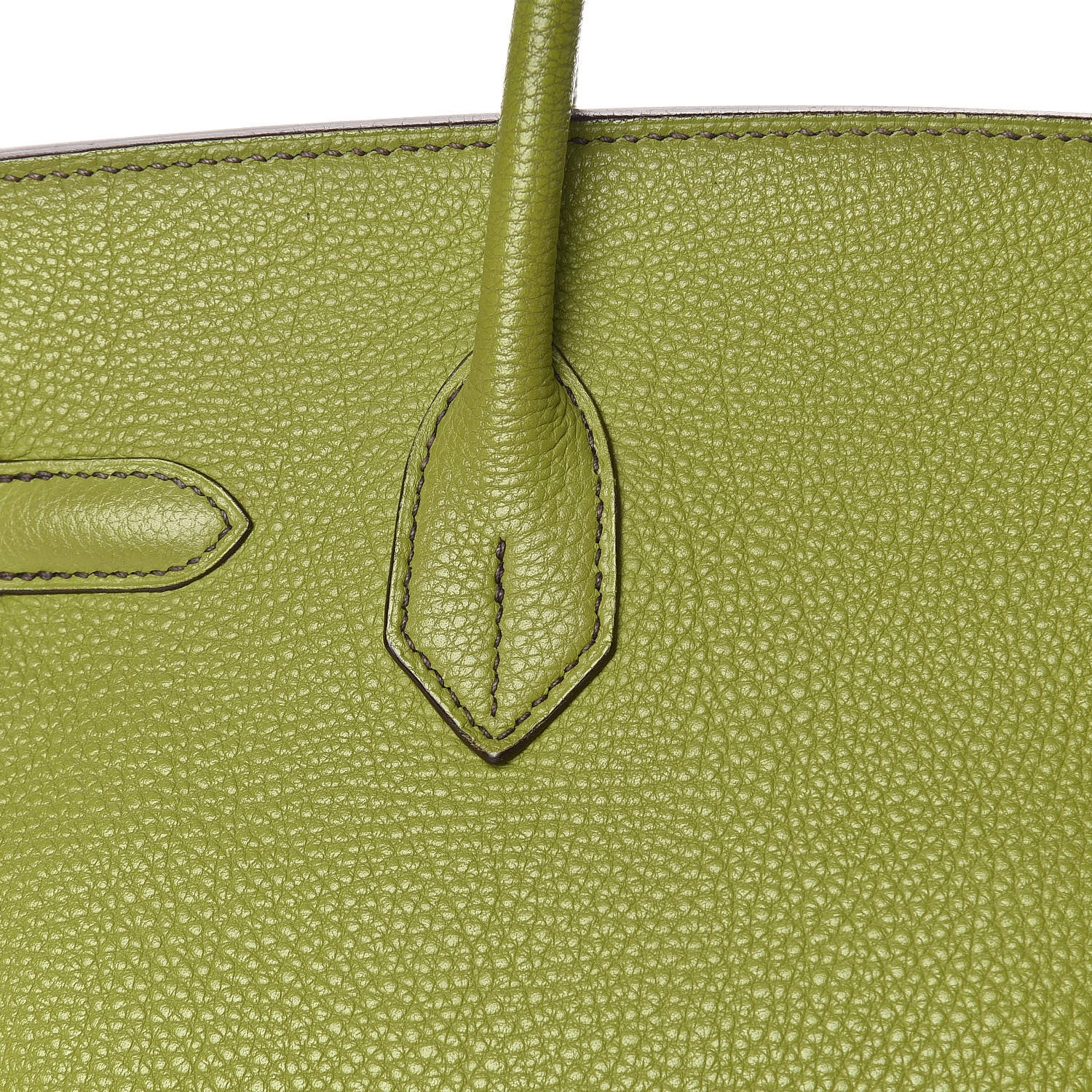 Hermes Togo Birkin 30 Vert Anis 31 of 44