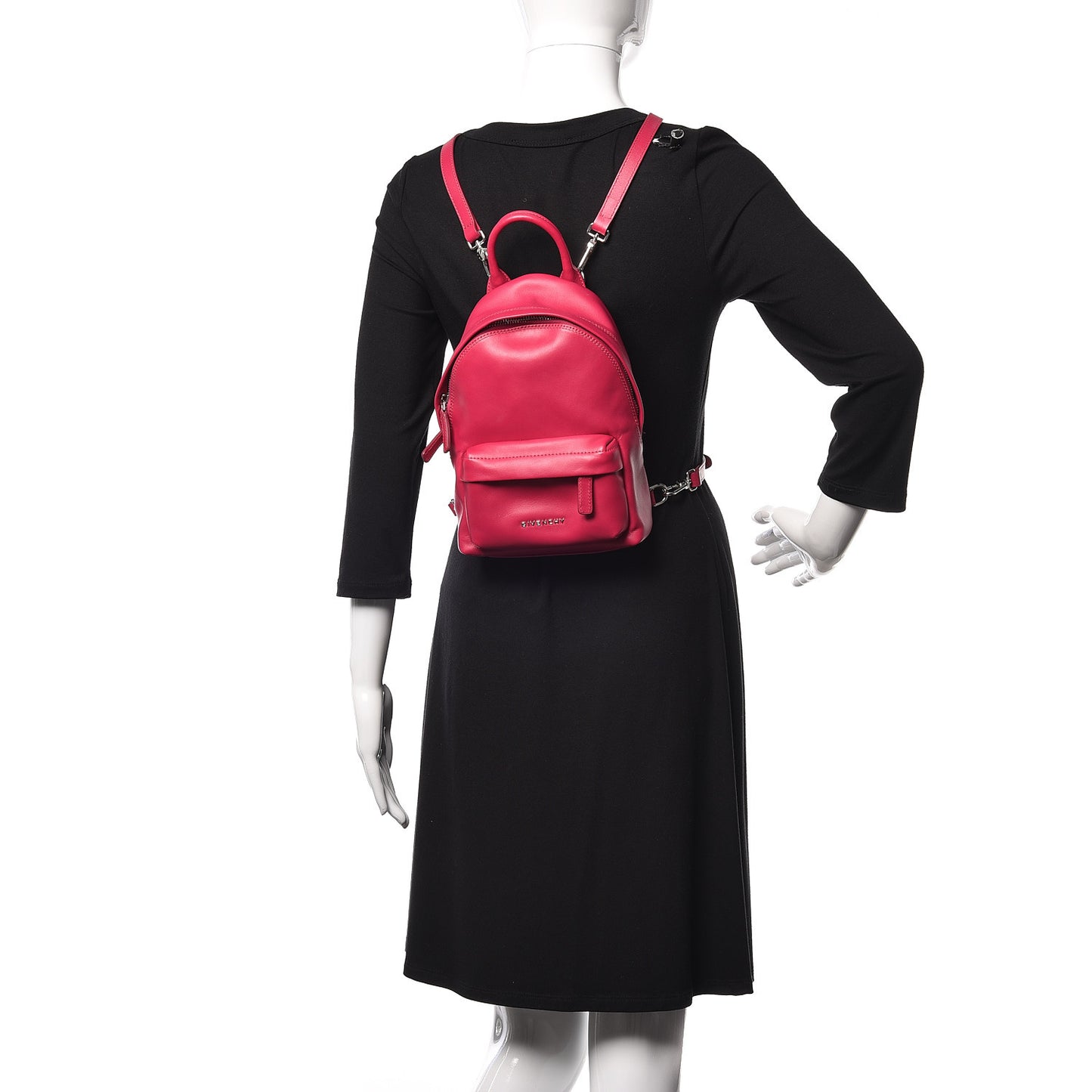 Smooth Calfskin Nano Backpack Fuchsia