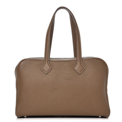 Hermes Taurillon Clemence Victoria II 35 Etoupe 1 of 8