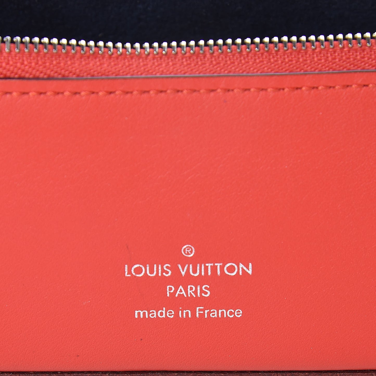 Monogram Elizabeth Pencil Pouch Red