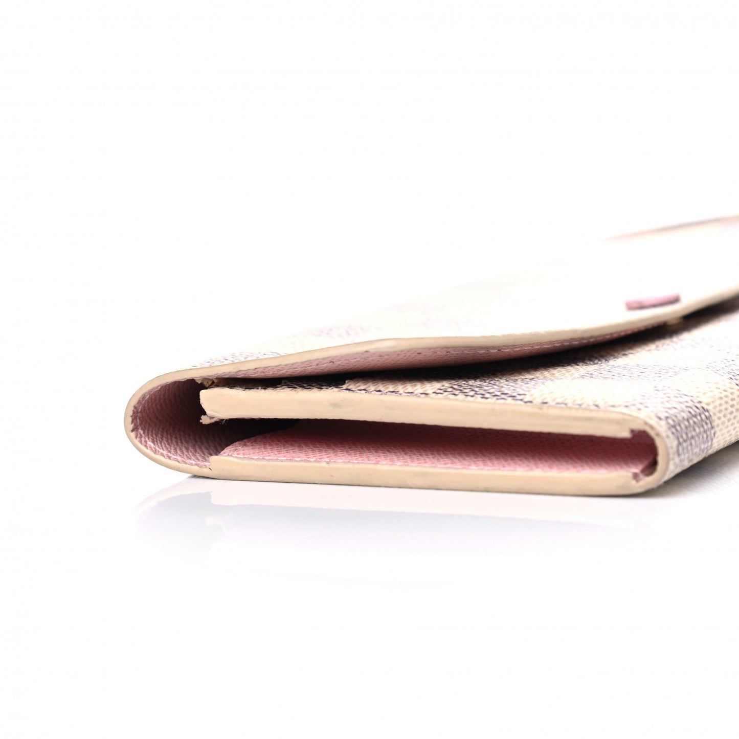 Damier Azur Emilie Wallet Rose Ballerine