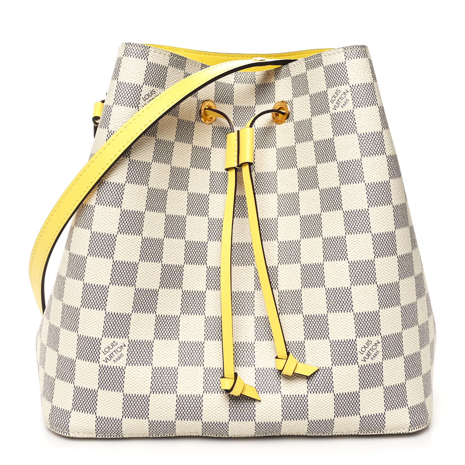 Louis Vuitton Damier Azur Neonoe MM Pineapple 1 of 9