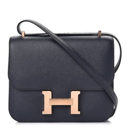 Hermes Epsom Constance 18 Bleu Indigo 1 of 17