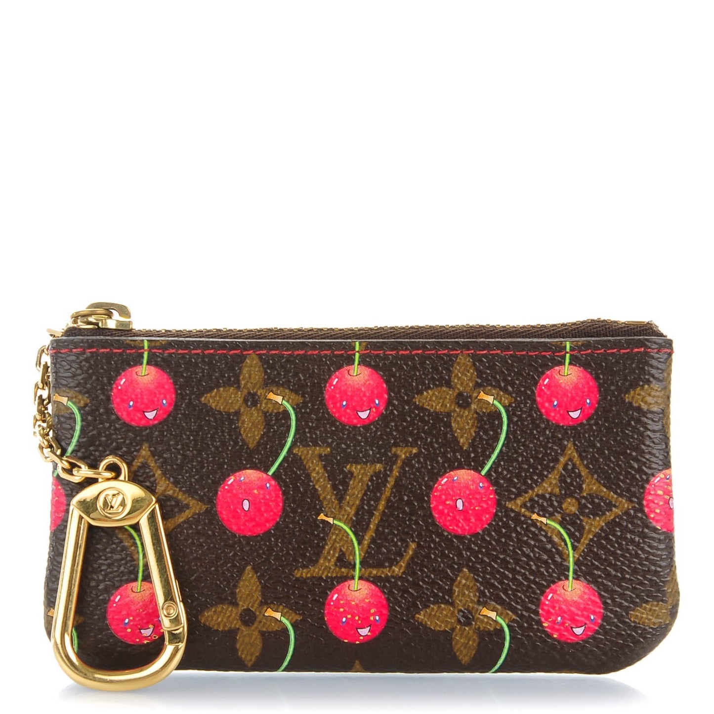 Monogram Cerises Key Pouch