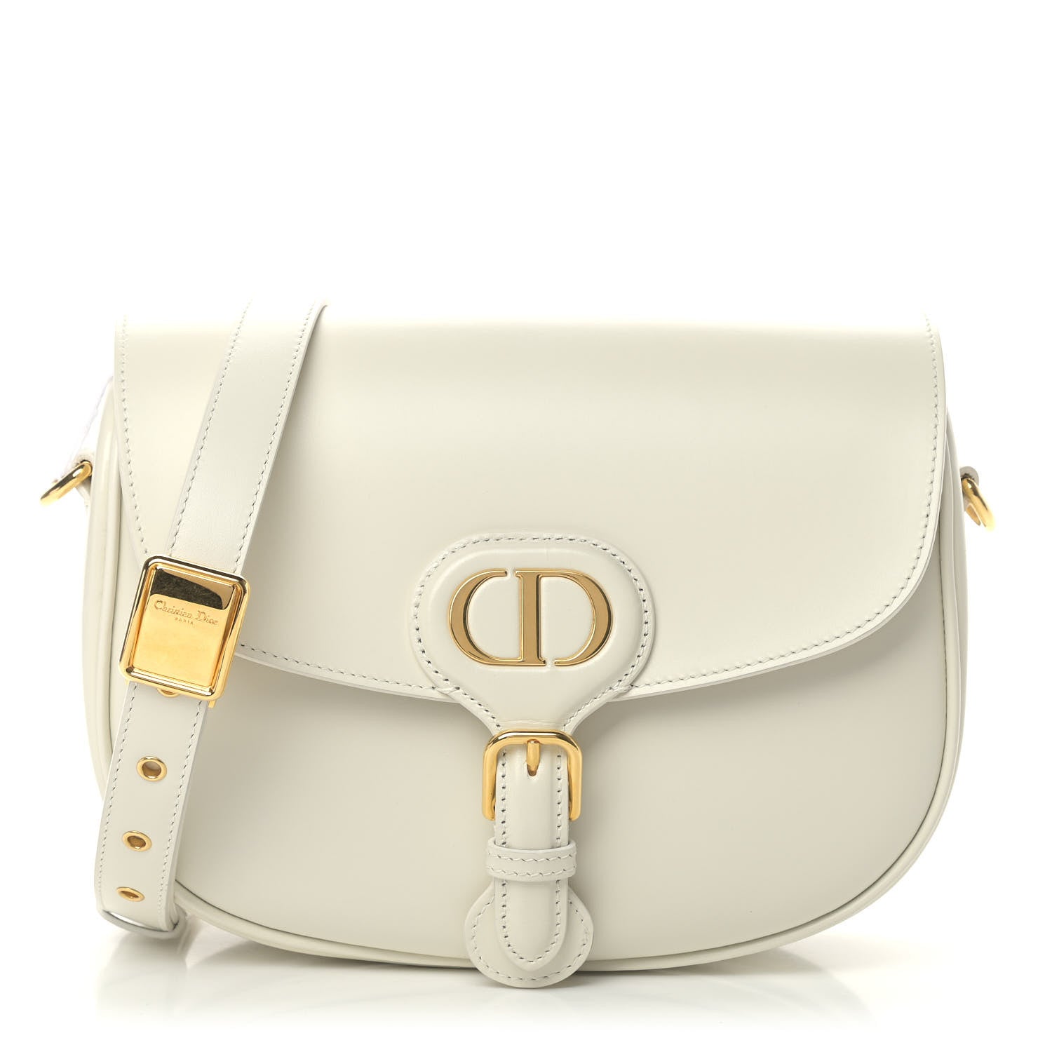 Christian Dior Box Calfskin Medium Bobby Flap Latte 1 of 5