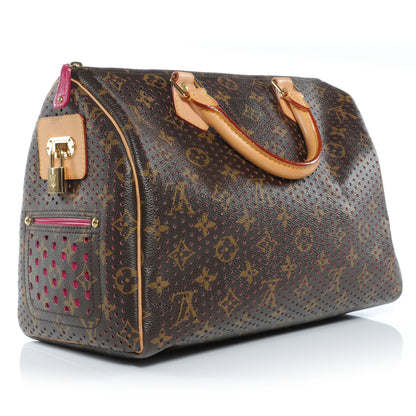 Louis Vuitton Monogram Perforated Speedy 30 Fuchsia 3 of 7