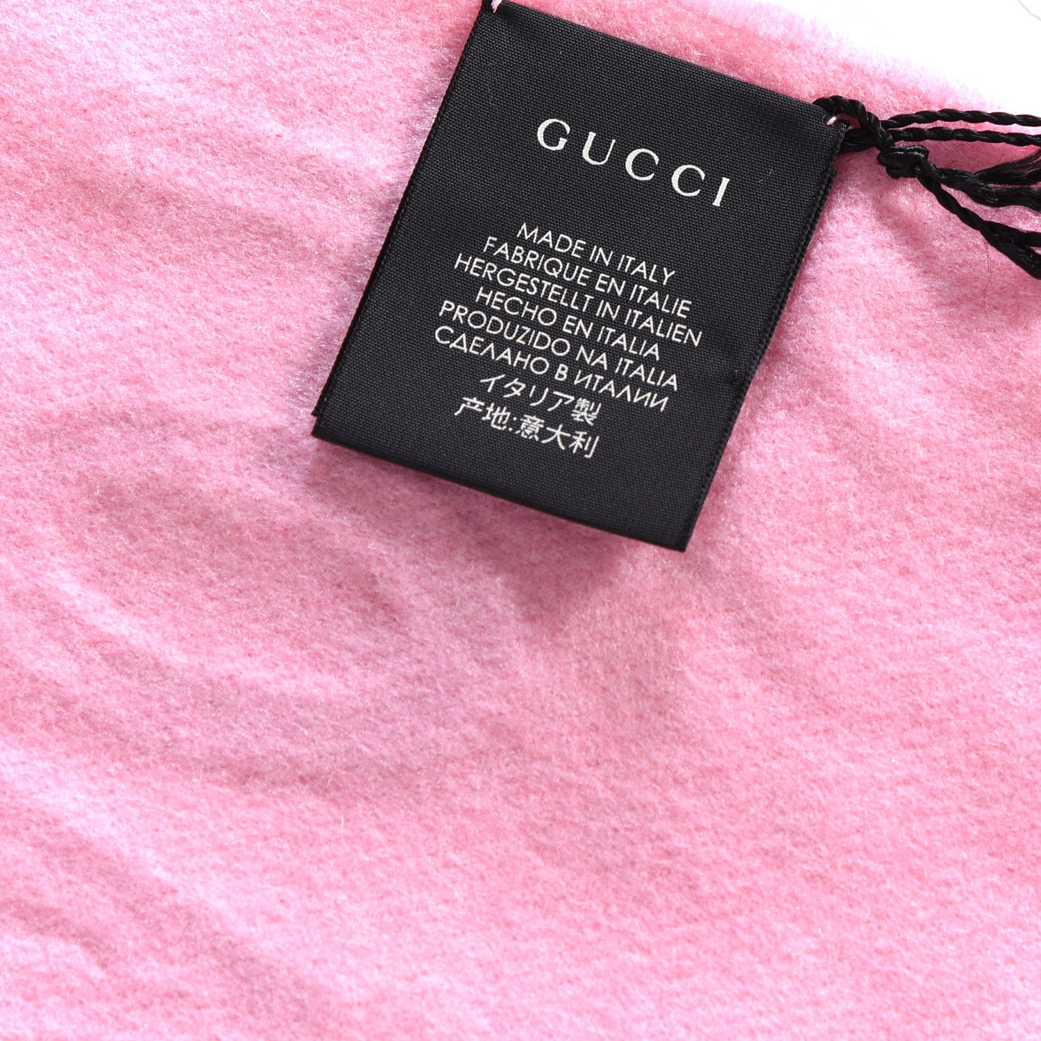 Gucci Silk Cashmere Sequins Lovesh Scarf Roseate 4 of 4