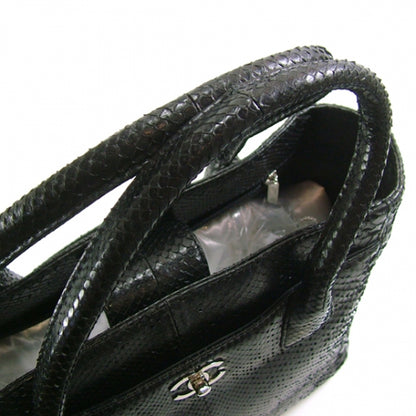 Chanel Python Cerf Shopper Black 4 of 11