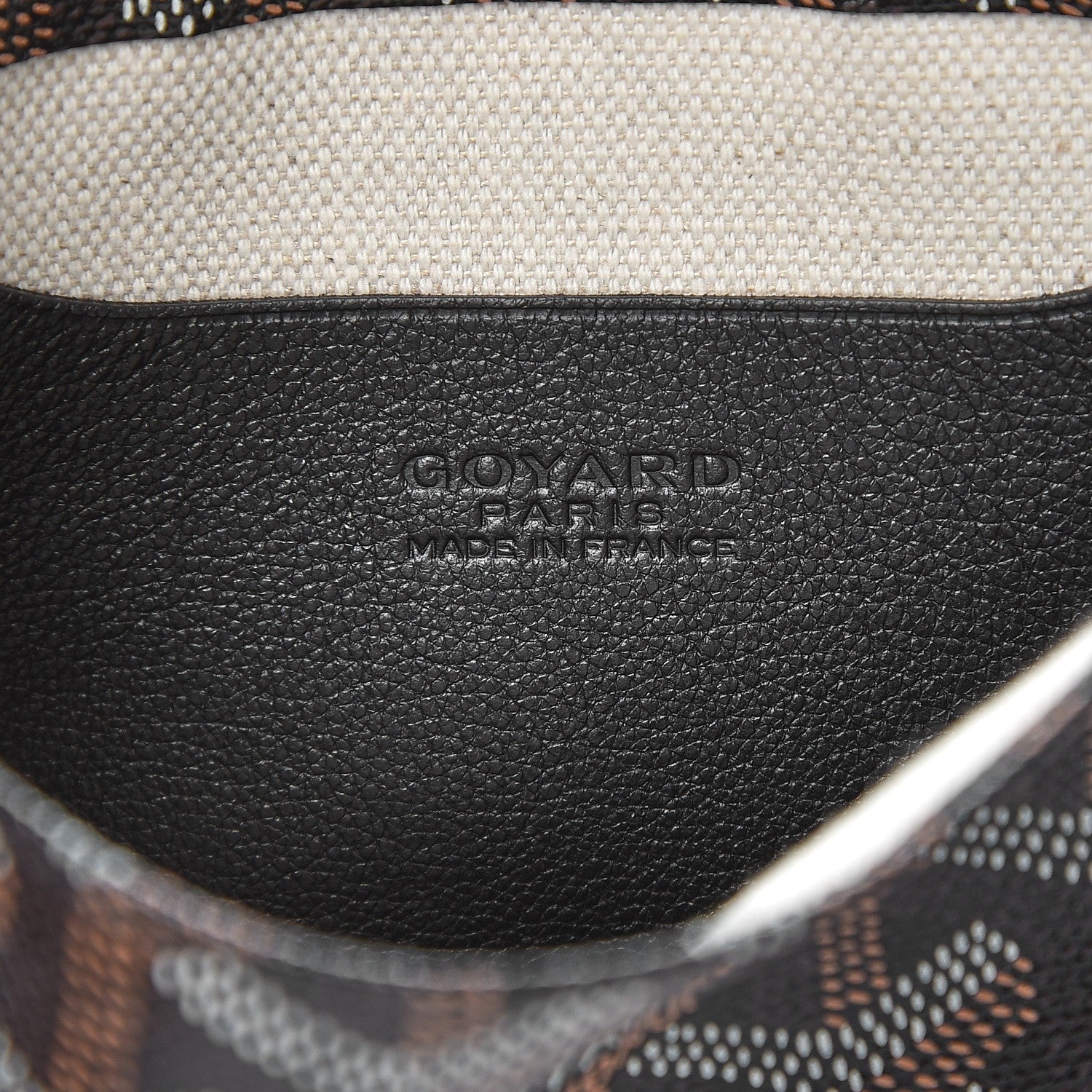 Goyard Goyardine Plumet Wallet Clutch Black 6 of 6