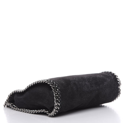 Stella McCartney Shaggy Deer Mini Falabella Fold Over Tote Black 4 of 9
