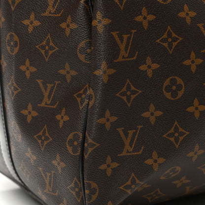 Louis Vuitton Monogram Macassar Keepall Bandouliere 55 11 of 16