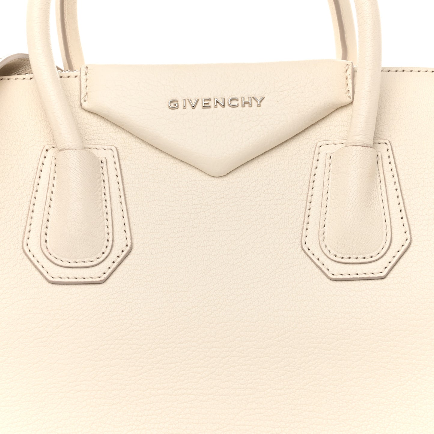 Sugar Goatskin Small Antigona Off White