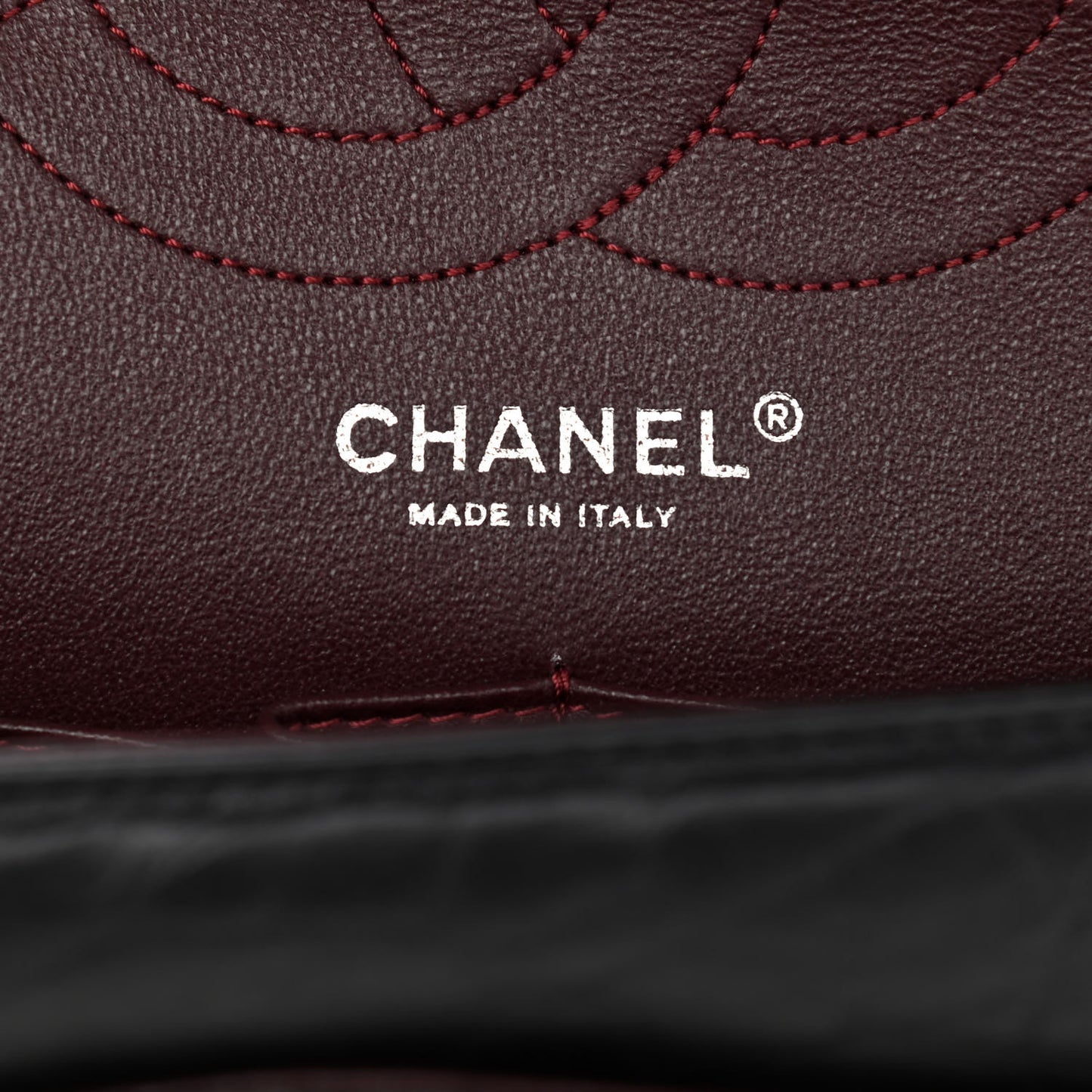 Aged Calfskin Quilted 2.55 Reissue 226 Flap Black