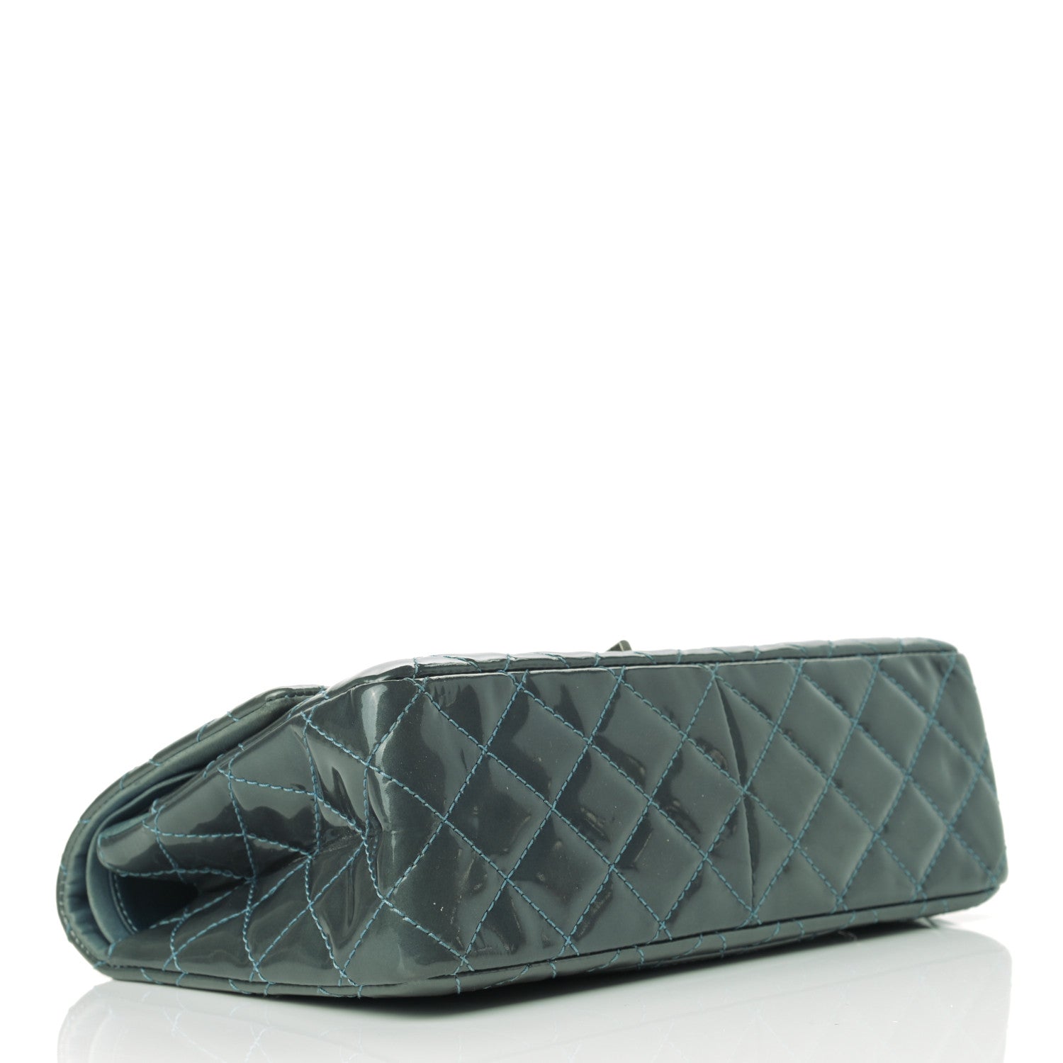 Chanel Patent Quilted 2.55 Reissue 226 Flap Blue 3 of 13