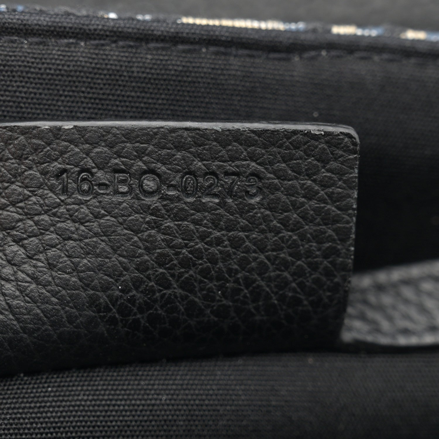 Christian Dior Grained Calfskin Oblique Saddle Messenger Black 7 of 12