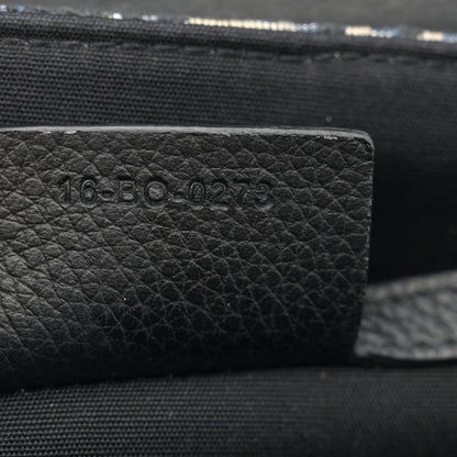Christian Dior Grained Calfskin Oblique Saddle Messenger Black 7 of 12