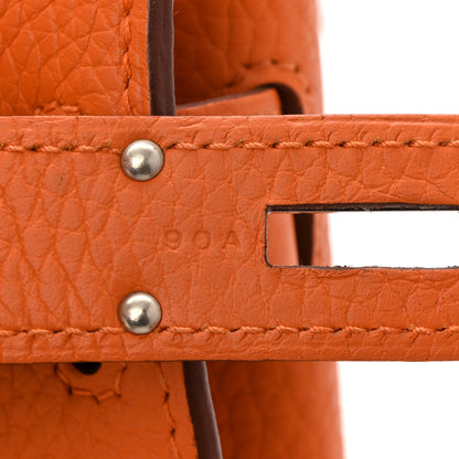 Hermes Taurillon Clemence Jypsiere 31 Orange 13 of 21