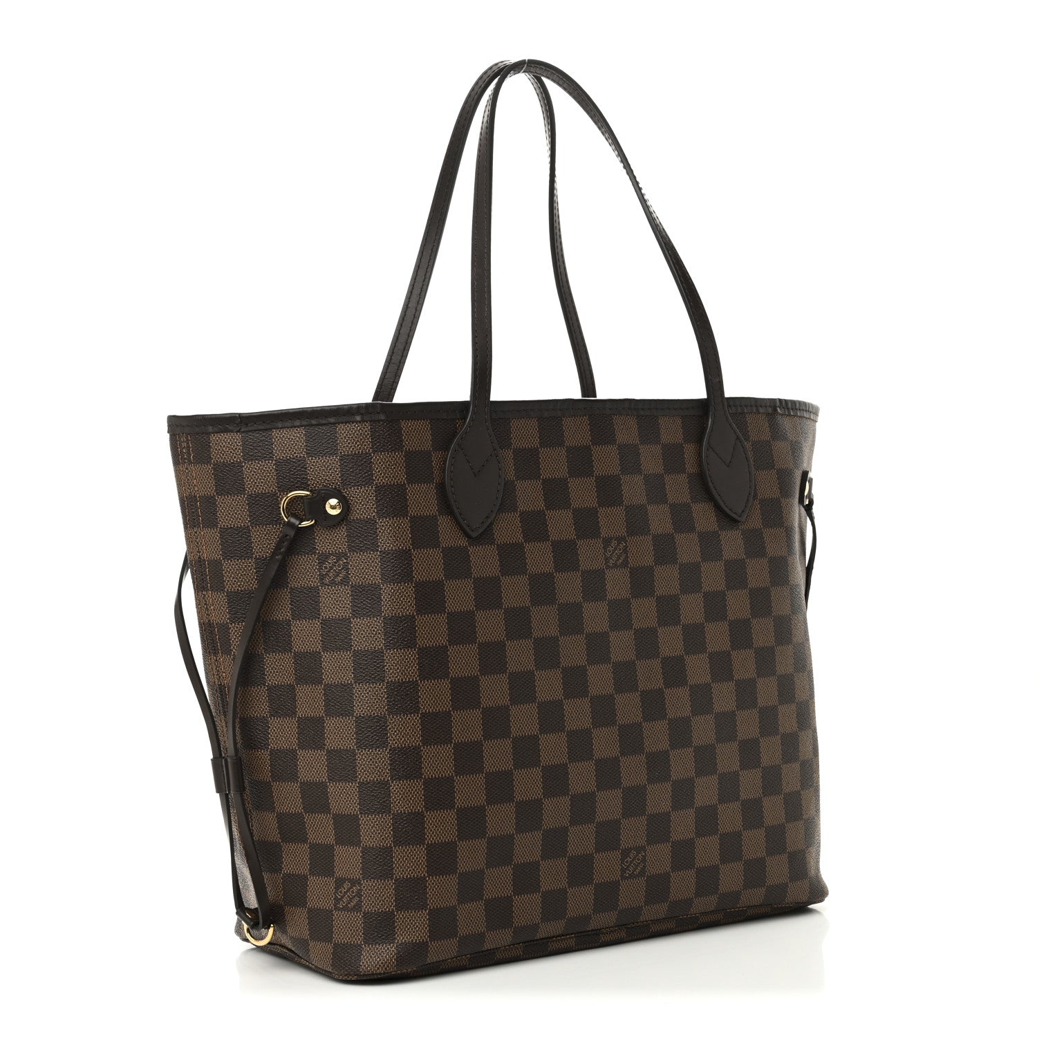 Louis Vuitton Damier Ebene Neo Neverfull MM Rose Ballerine 3 of 10