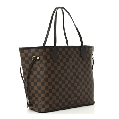 Louis Vuitton Damier Ebene Neo Neverfull MM Rose Ballerine 3 of 10