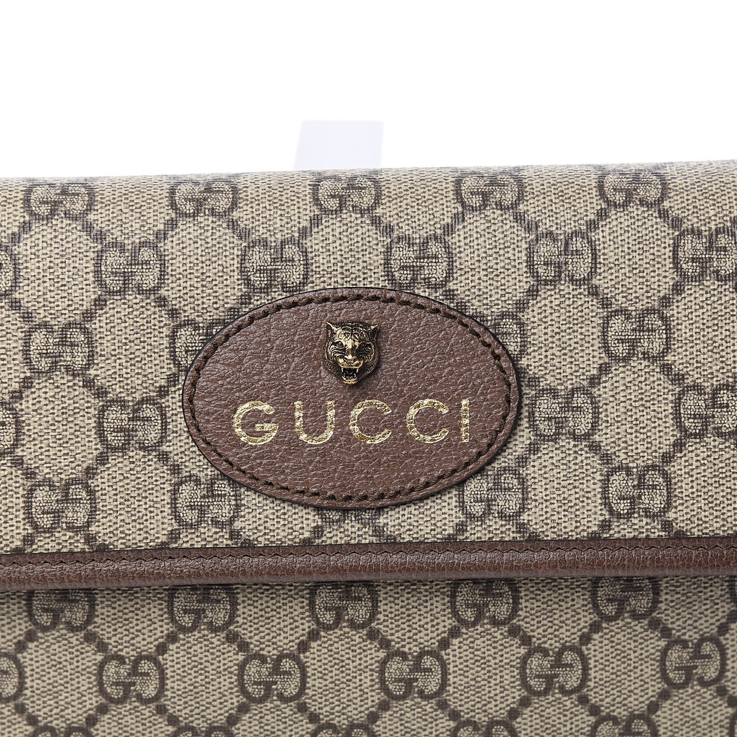 Gucci GG Supreme Monogram Neo Vintage Web Belt Bag Brown 9 of 9