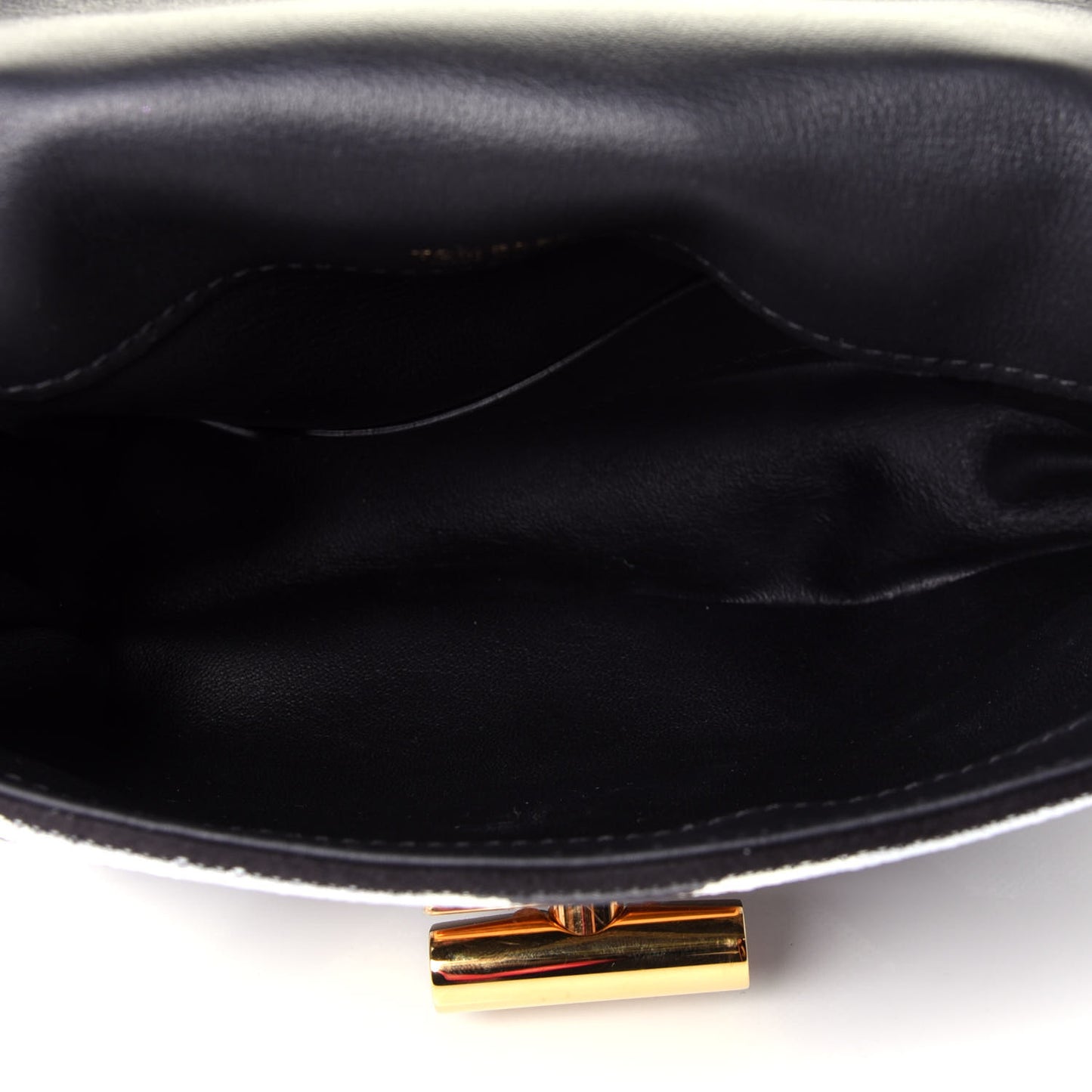 Sequin Zebra Print Natalia Large Bag Black Silver